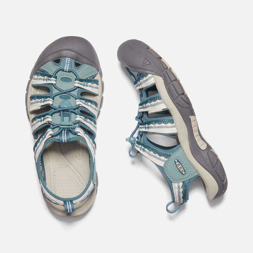 Sandalias Trekking Keen Mexico Grises/Azules - Mujer Newport H2 - UN8029647